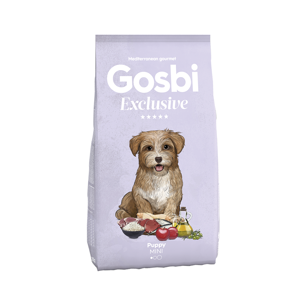 Gosbi Exclusive Puppy Mini – pienso para cachorros mini (croqueta 6 mm)