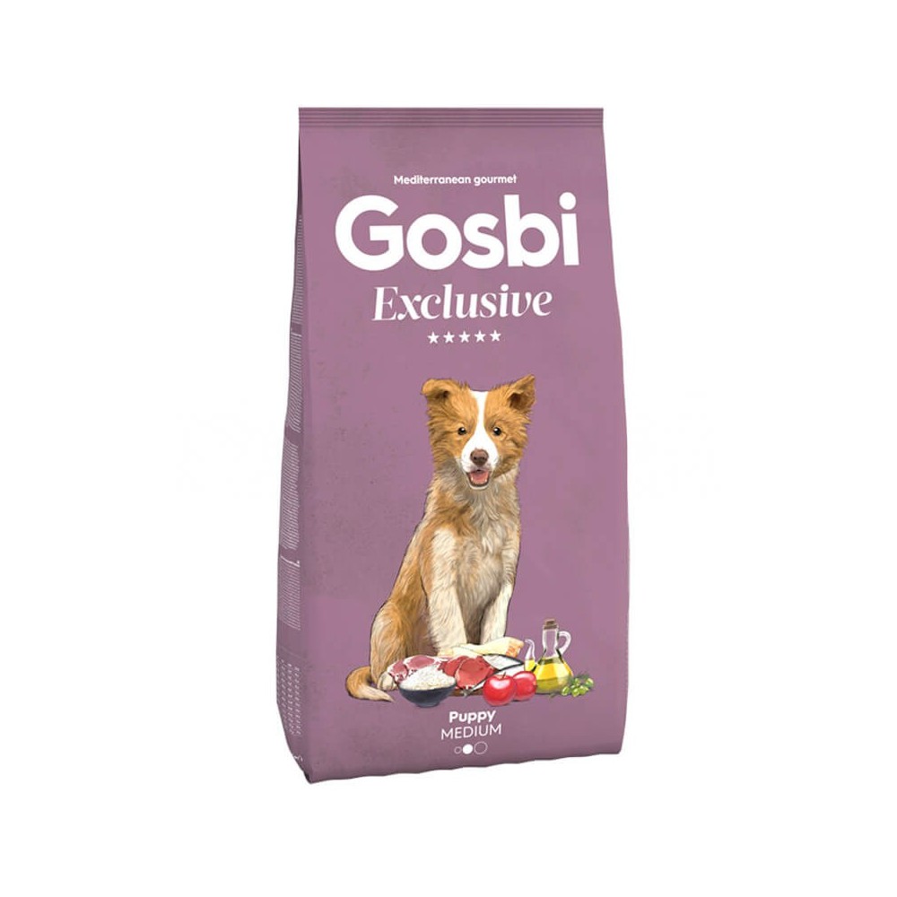 Gosbi Exclusive Puppy Medium – pienso para cachorros medianos (10 mm)