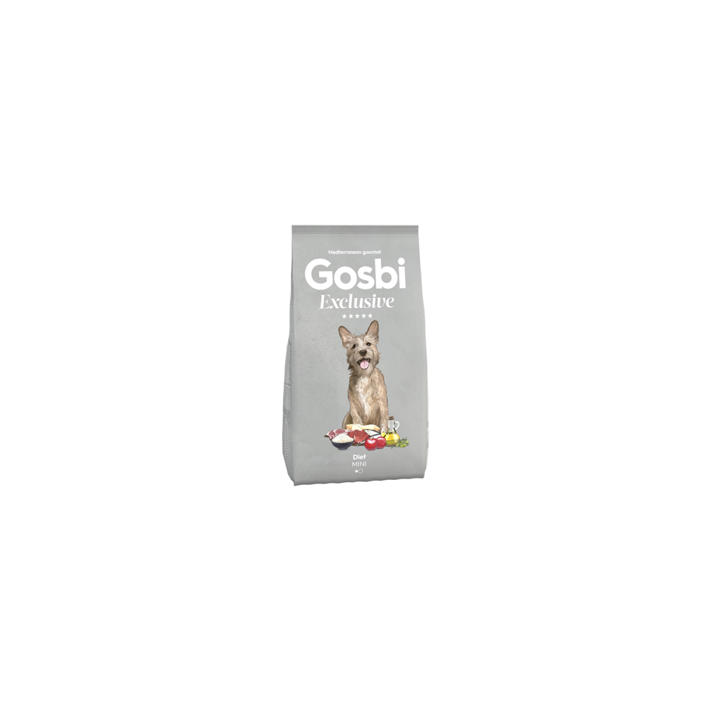 Gosbi Exclusive Diet Mini – pienso light para perros mini (10 mm)