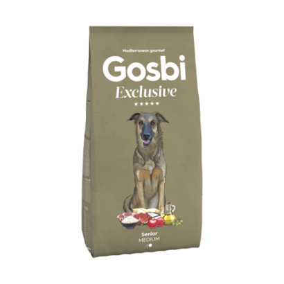 Gosbi Exclusive Senior Medium – pienso senior para perros medianos (18 mm)