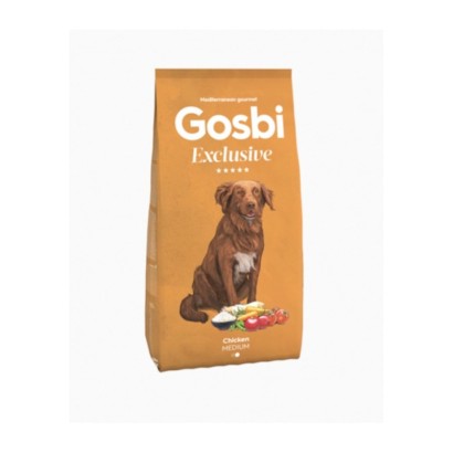 Gosbi Exclusive Chicken Medium – pienso de pollo para perros medianos (18 mm)