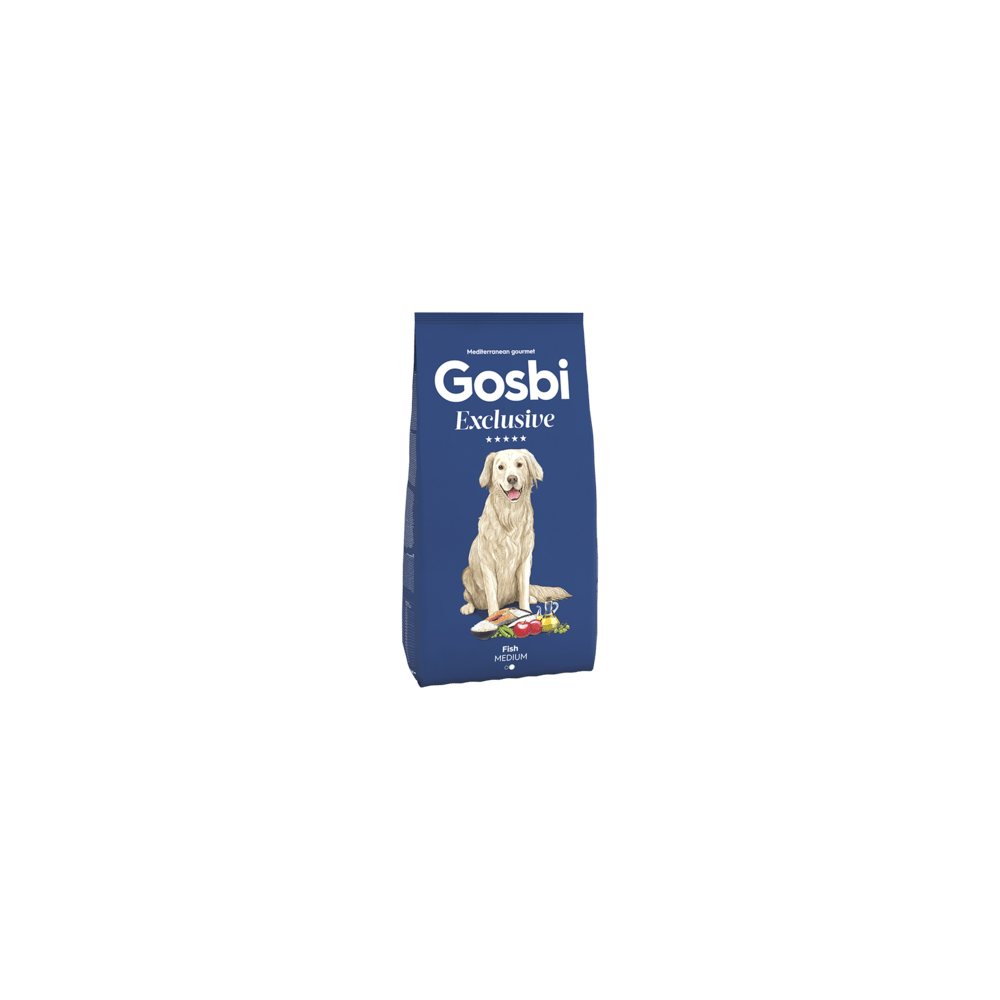 Gosbi Exclusive Fish Medium – pienso de pescado para perros medianos (18 mm)