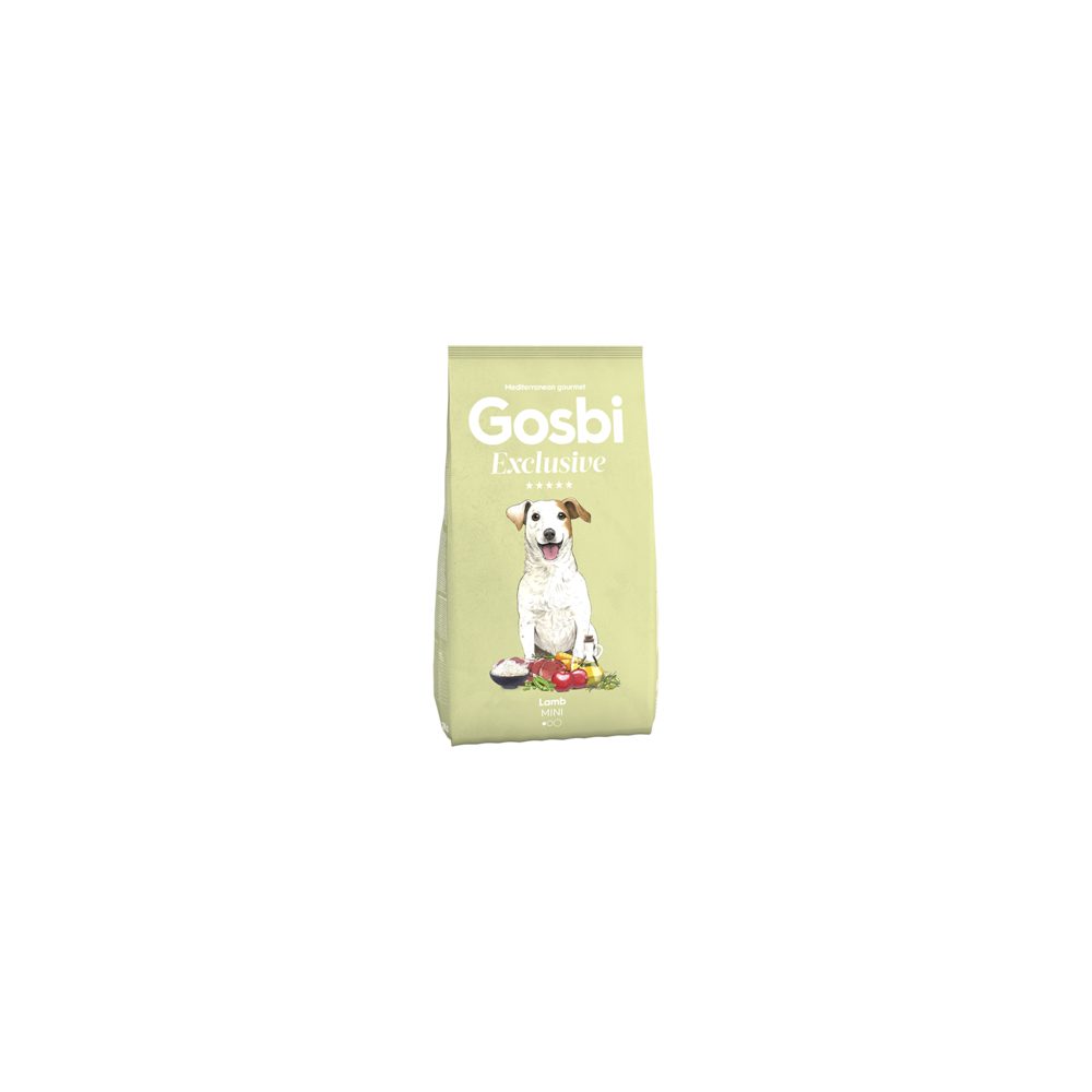 Gosbi Exclusive Lamb Mini – pienso de cordero para perros pequeños (12 mm)