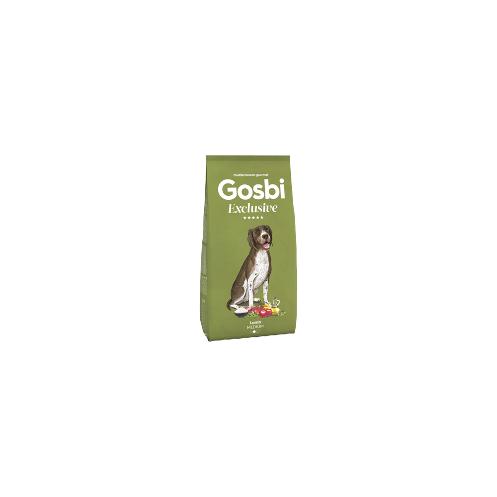Gosbi Exclusive Lamb Medium – pienso de cordero para perros medianos (20 mm)