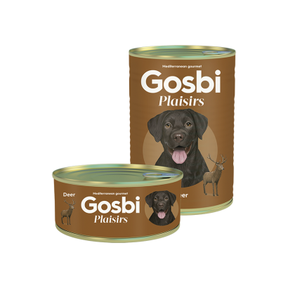 Gosbi Plaisirs Deer – comida húmeda de ciervo para perros