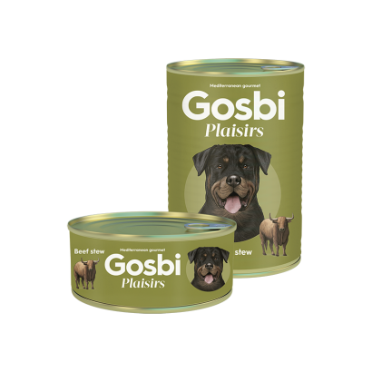 Gosbi Plaisirs Beef Stew – comida húmeda de ternera para perros
