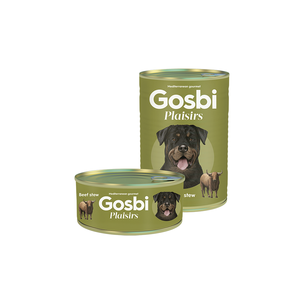 Gosbi Plaisirs Beef Stew – comida húmeda de ternera para perros