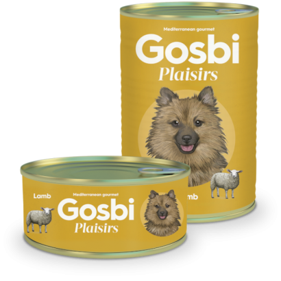 Gosbi Plaisirs Lamb – comida húmeda de cordero para perros