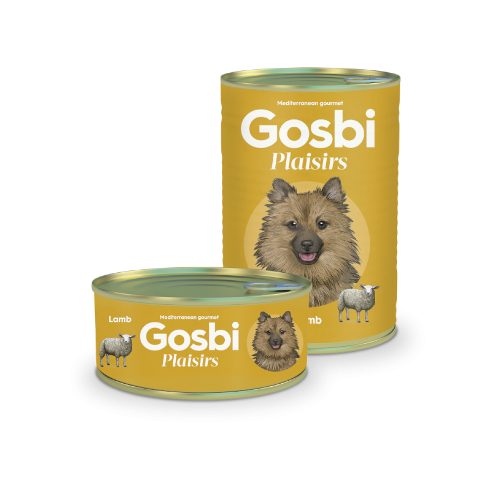 Gosbi Plaisirs Lamb – comida húmeda de cordero para perros