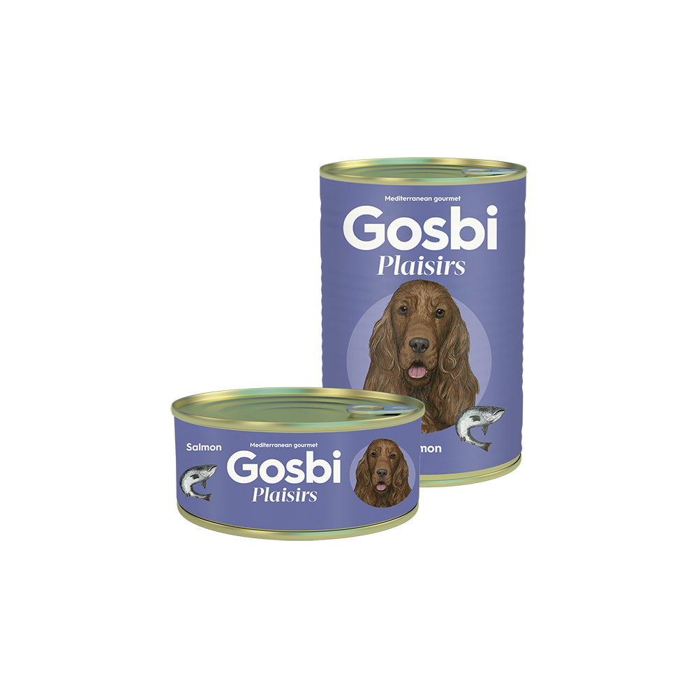 Gosbi Plaisirs Salmon – comida húmeda de salmón para perros