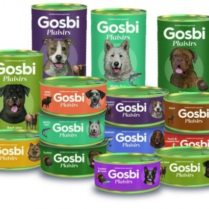 Multipack Gosbi Plaisirs – surtido de latas húmedas para perros