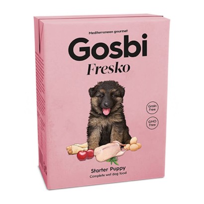 Gosbi Fresko Dog Starter Puppy – alimento de iniciación para cachorros (375 g)