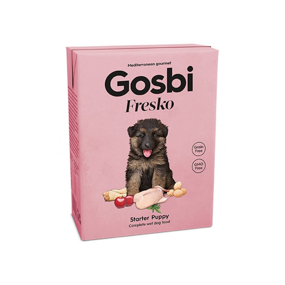 Gosbi Fresko Dog Starter Puppy – alimento de iniciación para cachorros (375 g)
