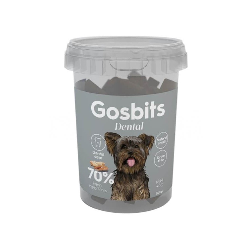 Gosbits Dental Mini – barritas dentales para perros (300 g)