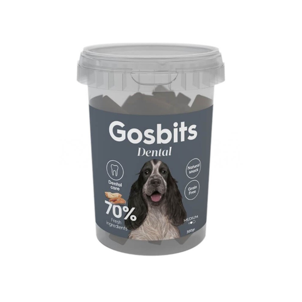 Gosbits Dental Medium – barritas dentales para perros (700 g)