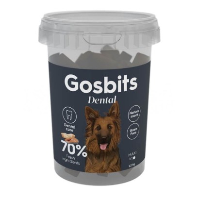Gosbits Dental Maxi – barritas dentales para perros (1,2 kg)