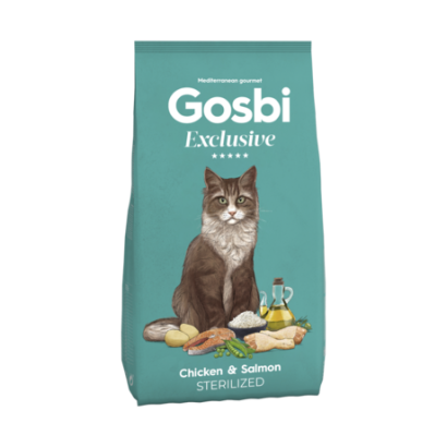 Gosbi Exclusive Cat Chicken & Salmon Sterilized – pienso para gatos esterilizados