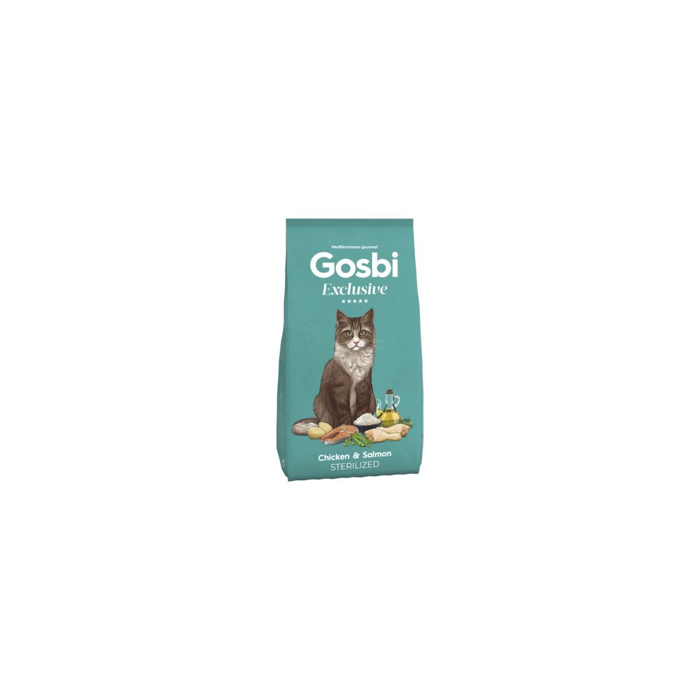 Gosbi Exclusive Cat Chicken & Salmon Sterilized – pienso para gatos esterilizados