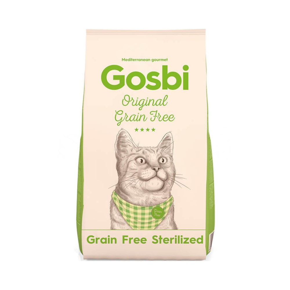 Gosbi Original Cat Grain Free Sterilized – pienso sin cereales para gatos esterilizados