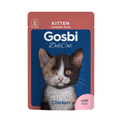 Gosbi Delicat Kitten Chicken Loaf 70 g – Paté de pollo para gatitos
