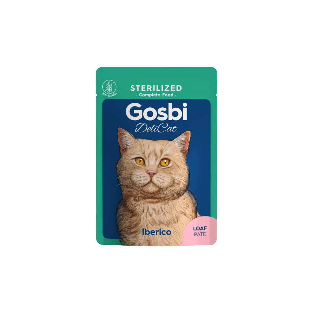 Sobre 70 g — Gosbi Delicat Sterilized Ibérico Loaf (paté para gatos esterilizados)