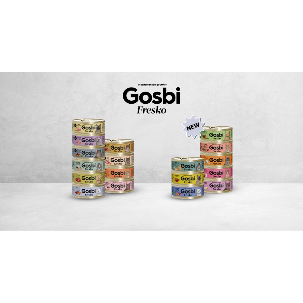 Gosbi Fresko – Multipack surtido 32x70 g para gato (8 sabores)