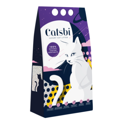 Bolsa Catsbi Bentonite Clumping 10 kg – arena aglomerante sin perfume