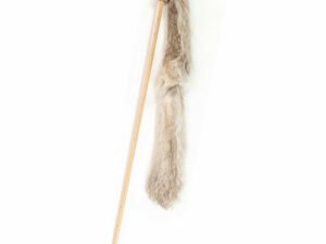 Caña Niemeyeer para gato de piel natural de conejo Gloria