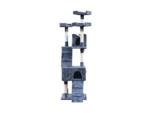 Rascador para gatos Nilo con plataformas rampas y refugios
