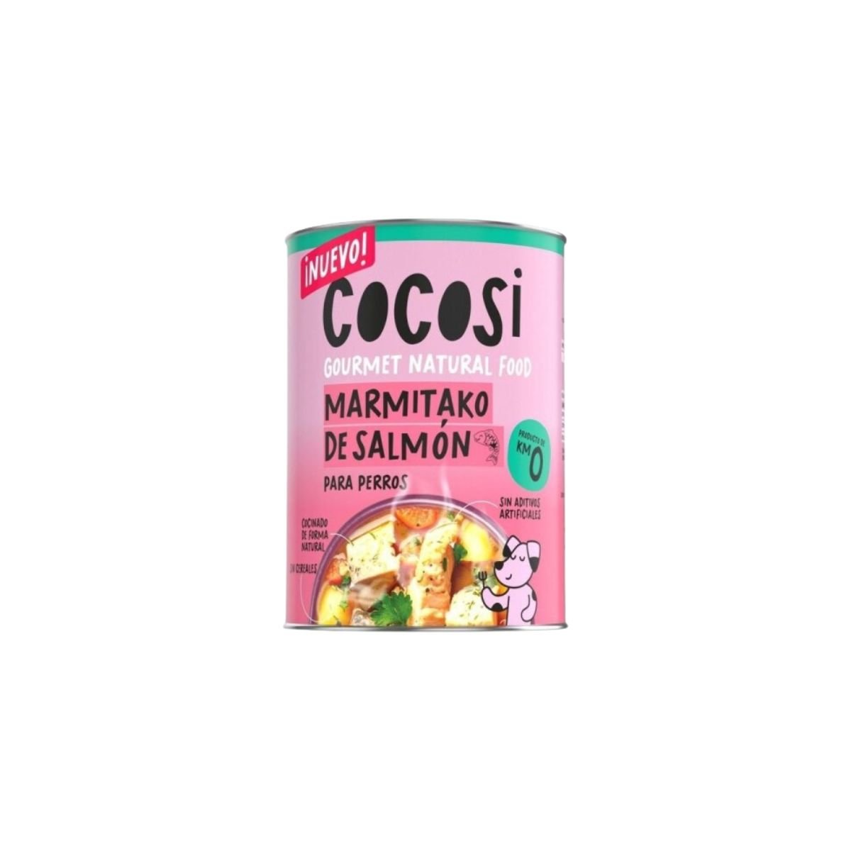 Cocosi Marmitako de salmón para perros adultos en lata de 400 g