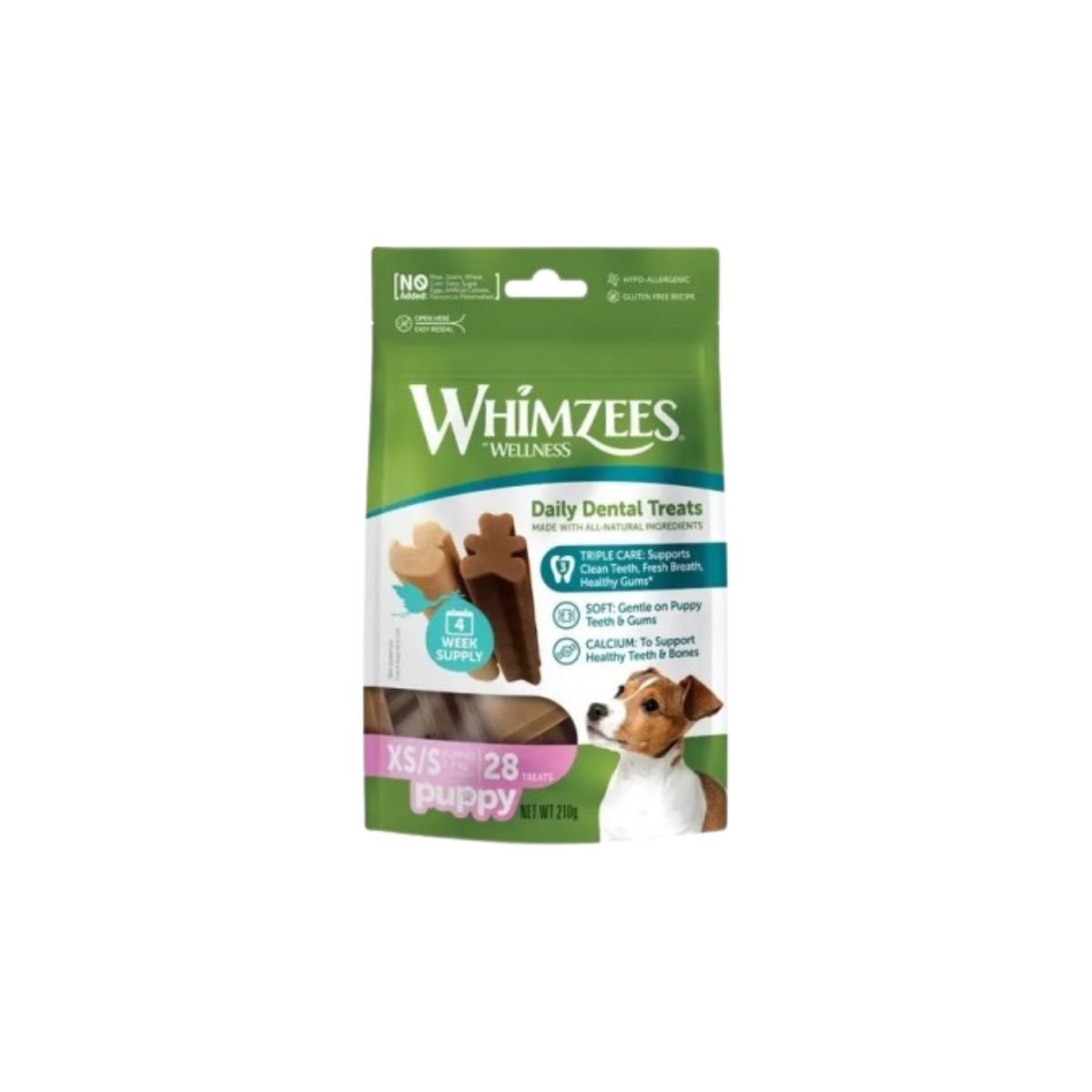 Whimzees Puppy para cachorros en formatos XS-S y M-L