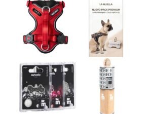 Arnés Memopet MyFamily rojo para perros